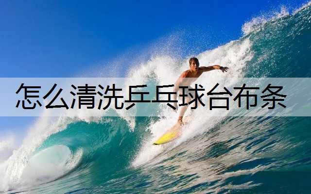 怎么清洗乒乓球台布条
