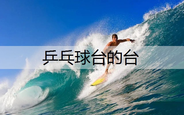 乒乓球台的台