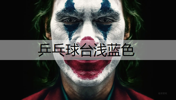 乒乓球台浅蓝色