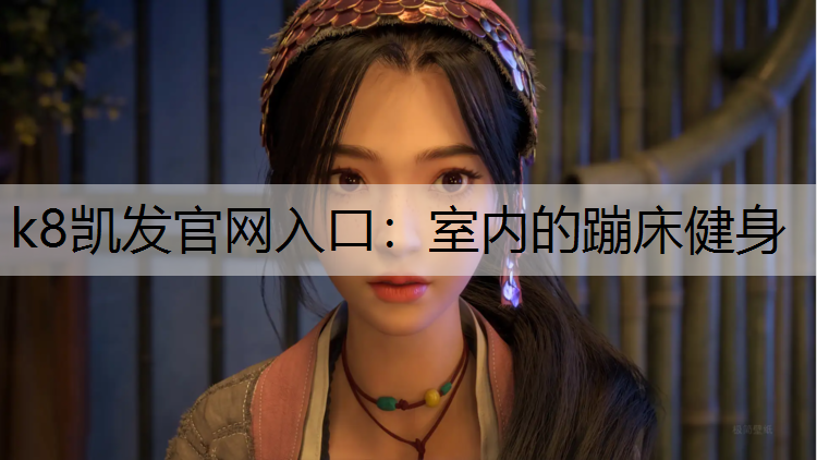 室内的蹦床健身