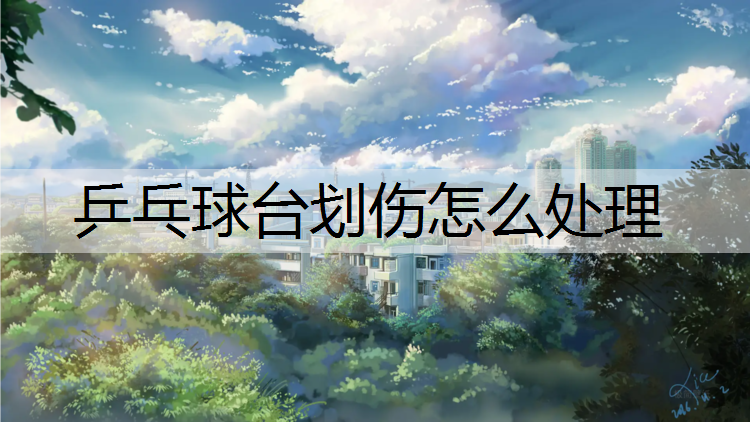 乒乓球台划伤怎么处理